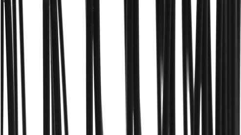 Beistelltisch Mirrors and more aus Metall in Silber Beistelltisch Rinari Silber & Schwarz - Durchmesser ca. 41 cm