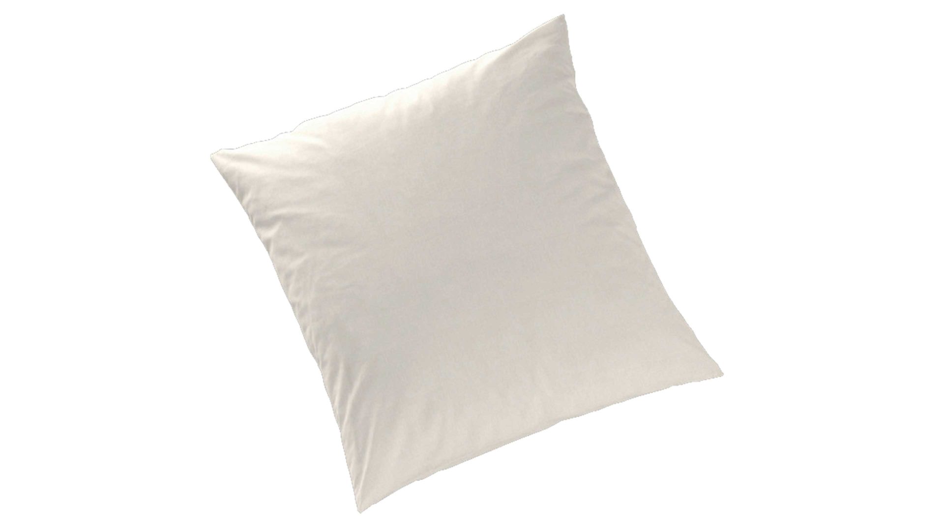 Bettwäsche-Set H. g. hahn haustextilien® aus Stoff in Beige Luxus-Satin-Bettwäsche Sempre champagnerfarbener Baumwollsatin - zweiteilig, ca. 135 x 200 cm