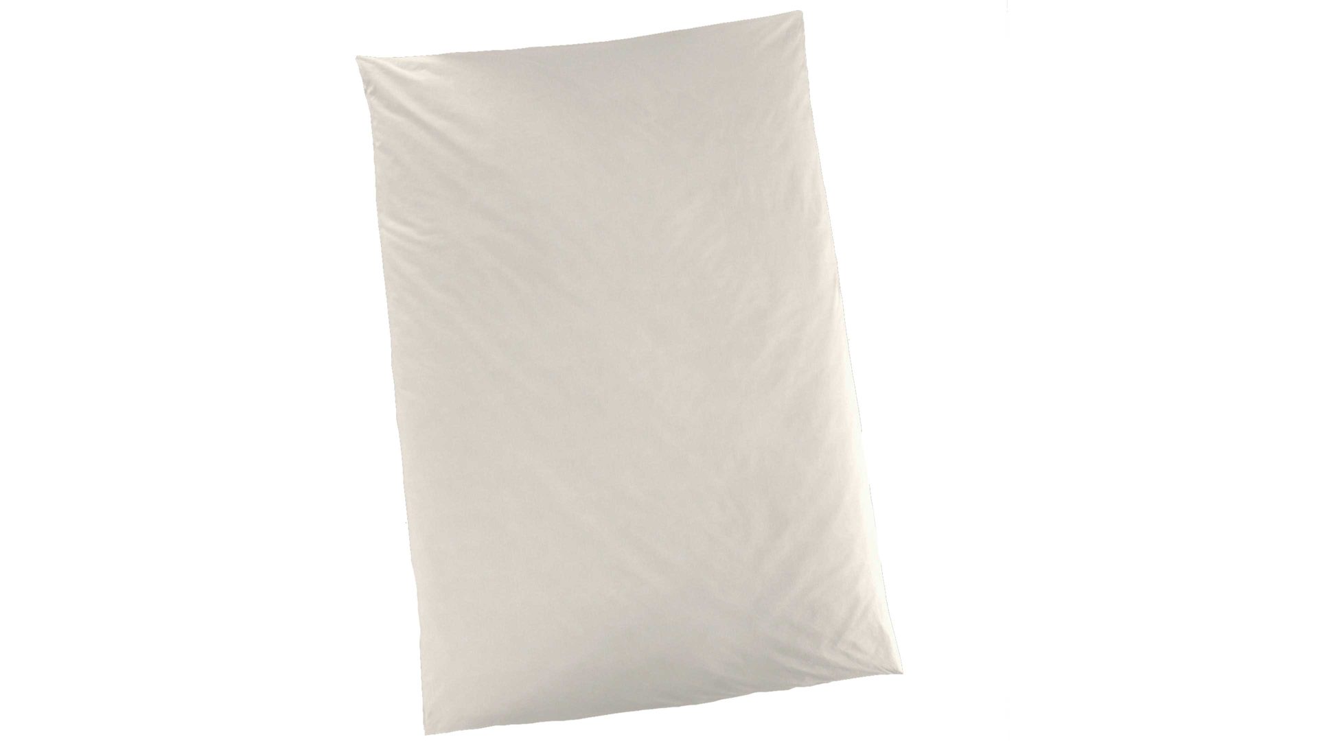 Bettwäsche-Set H. g. hahn haustextilien® aus Stoff in Beige HAHN Luxus-Satin-Bettwäsche Sempre champagnerfarbener Baumwollsatin – zweiteilig, ca. 155 x 200 cm