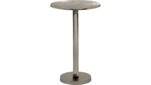 Beistelltisch Mirrors and more aus Metall in Silber Beistelltisch Tara Silber - Durchmesser ca. 38 cm