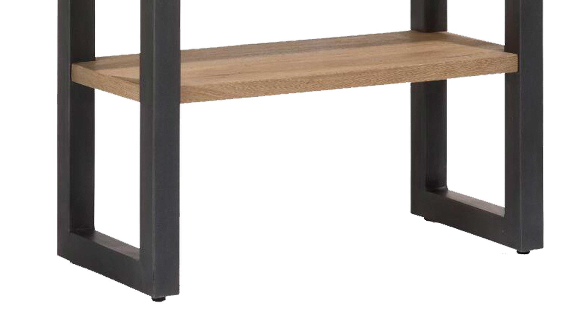 Regal WOODS & TRENDS aus Holz in Holzfarben WOODS & TRENDS Regal Brooklyn mit Schublade Railway braunes Eichefurnier – drei Böden, eine Schublade