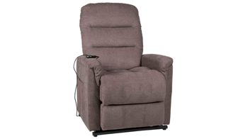 Fernsehsessel Duo collection aus Stoff in Braun TV-Sessel graubrauner Stoffbezug Palermo