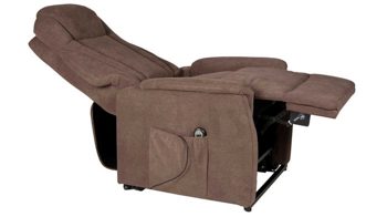 Fernsehsessel Duo collection aus Stoff in Braun TV-Sessel dunkelbrauner Stoffbezug Bari