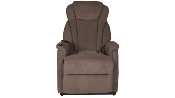 Fernsehsessel Duo collection aus Stoff in Braun TV-Sessel dunkelbrauner Stoffbezug Bari