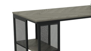 Bartisch Hela aus Metall in Schwarz Bartisch Klara BT Grau & schwarzes Metall - ca. 120 x 60 cm