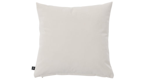 Kissenbezug /-hülle Interliving aus Stoff in Weiß Interliving Kissenhülle Serie 9120 naturfarbener Samt - ca. 45 x 45 cm