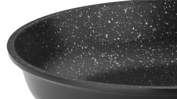 Bratpfanne Kela | keck & lang aus Metall in Schwarz kela Bratpfanne Stella Nova schwarzes Aluminium  - Durchmesser ca. 32 cm