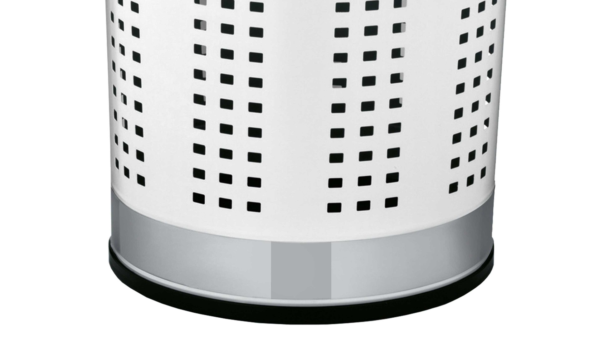 Wäschekorb Kela | keck & lang aus Metall in Weiß kela Sitz-Wäschebox Sevilla weißes Metall – Höhe ca. 61 cm