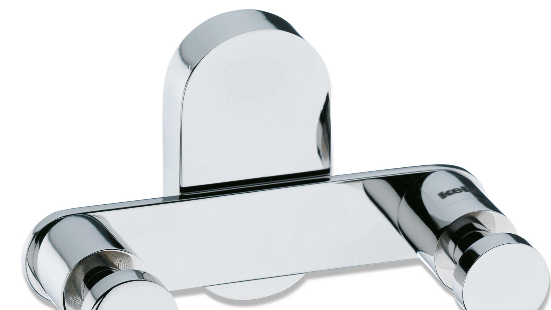 Haken Kela | keck & lang aus Metall in Metallfarben kela Doppelhaken Lucido polierter Edelstahl – zwei Haken