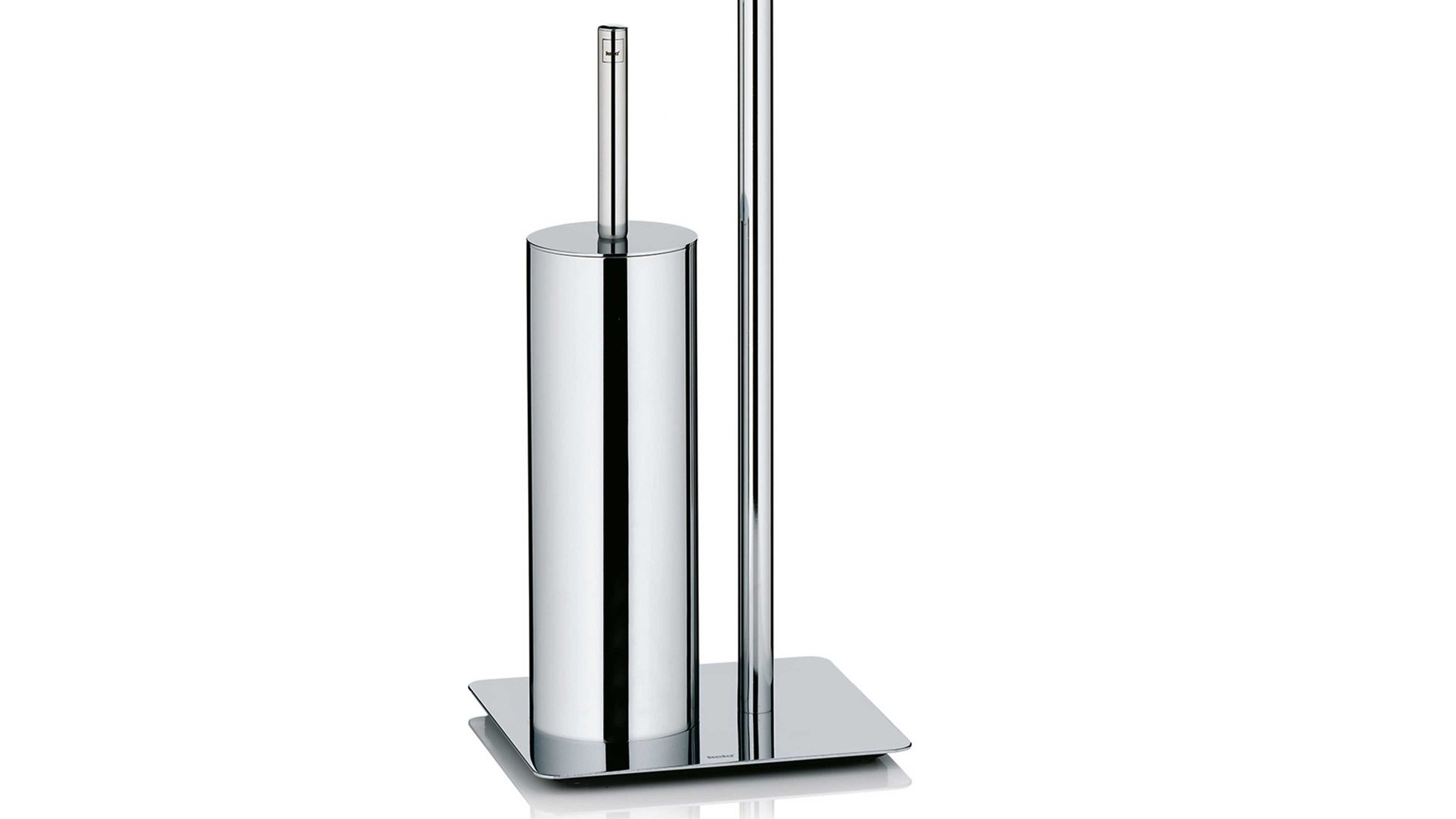 Toilettenbutler Kela | keck & lang aus Metall in Metallfarben kela Toilettengarnitur Style verchromtes Metall & Edelstahl – Höhe ca. 71 cm