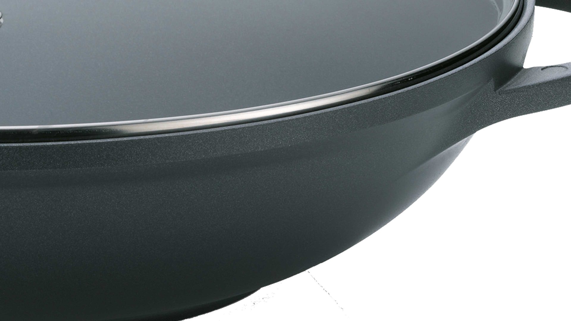 Wok Kela | keck & lang aus Metall in Schwarz kela Wok Kerros Aluguss & Glasdeckel – ca. vier Liter