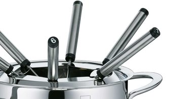 Fondue-Set Kela | keck & lang aus Metall in Metallfarben kela Fondue-Set Cailin Edelstahl – zehnteilig