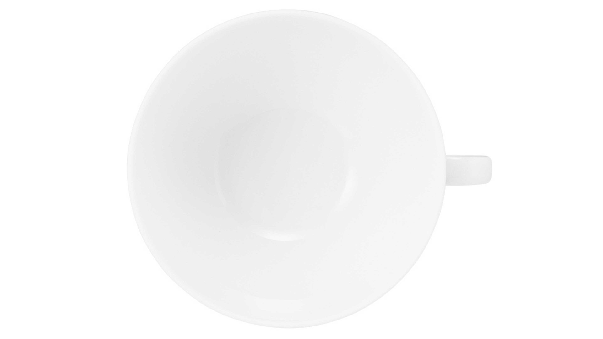 Teetasse Seltmann weiden aus Porzellan in Weiß Seltmann Geschirrserie Beat 3 – Teetasse weißes Porzellan – ca. 300 ml