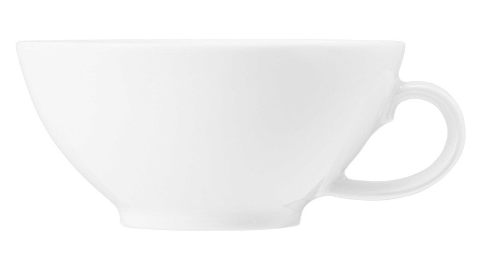 Teetasse Seltmann weiden aus Porzellan in Weiß Seltmann Geschirrserie Beat 3 – Teetasse weißes Porzellan – ca. 300 ml