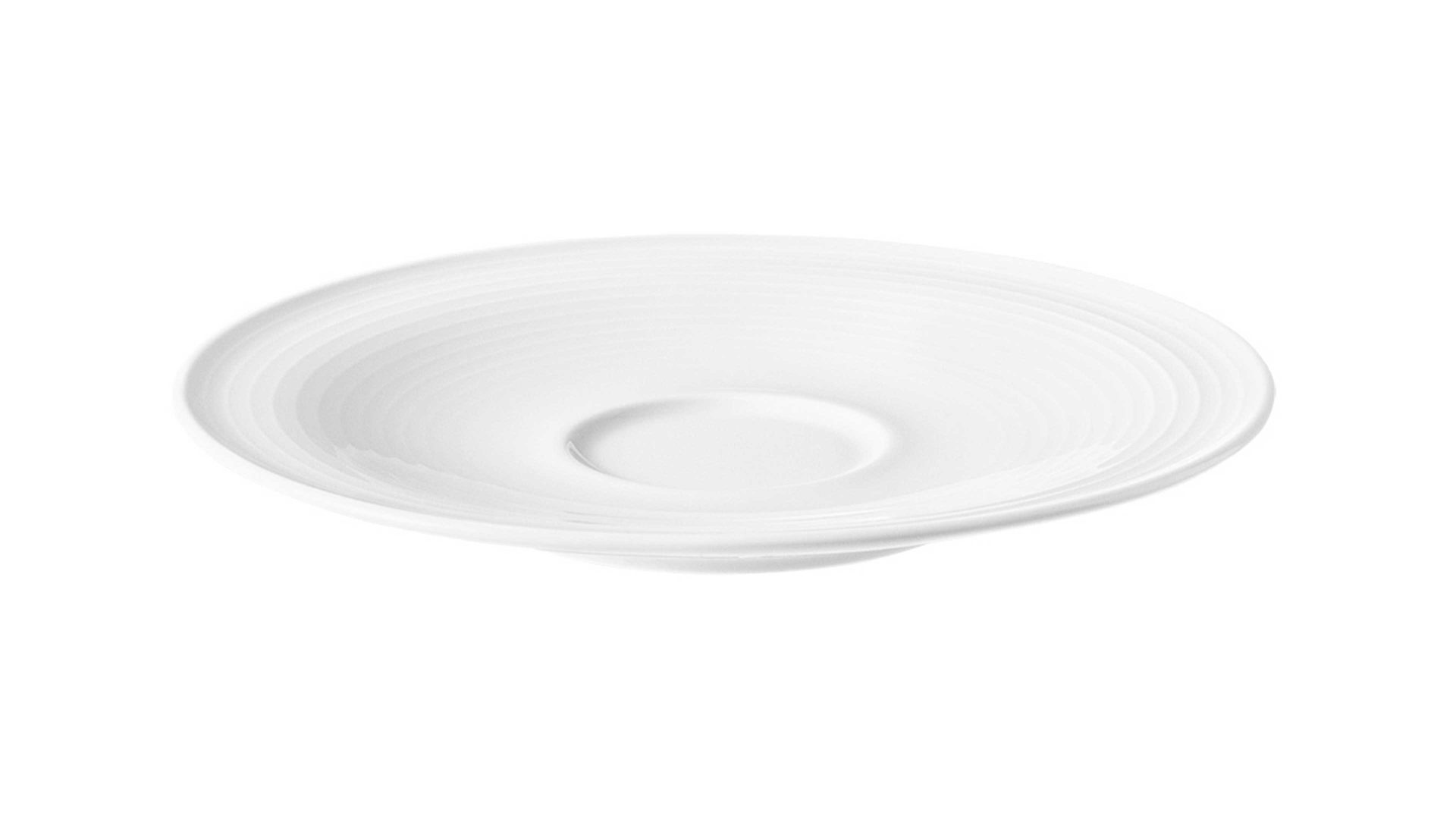 Unterteller Seltmann weiden aus Porzellan in Weiß Seltmann Geschirrserie Beat 3 – Kombi-Unterteller weißes Porzellan – Durchmesser ca. 17 cm