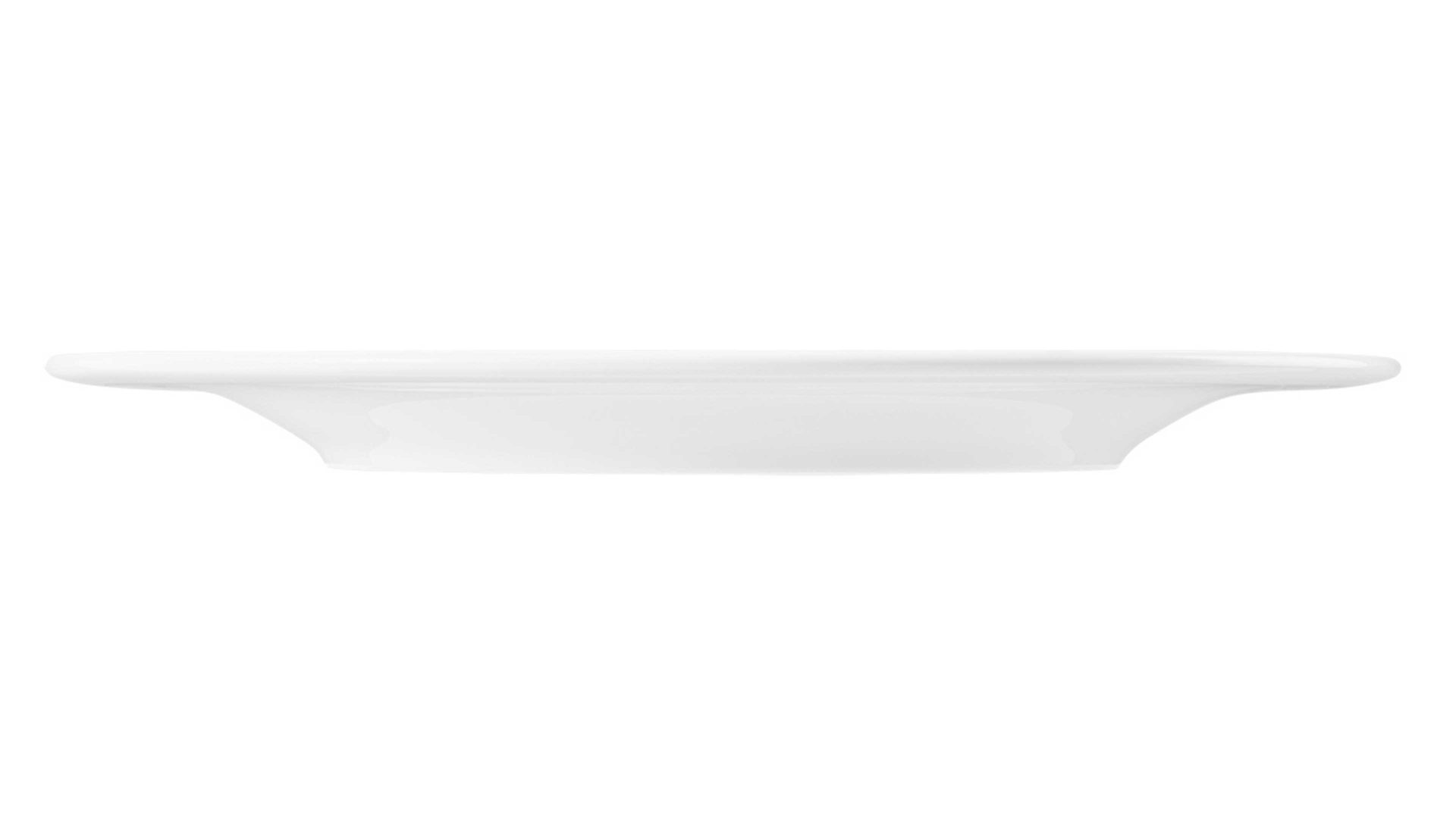 Essteller Seltmann weiden aus Porzellan in Weiß Seltmann Geschirrserie Beat 3 – Essteller weißes Porzellan – Durchmesser ca. 28 cm