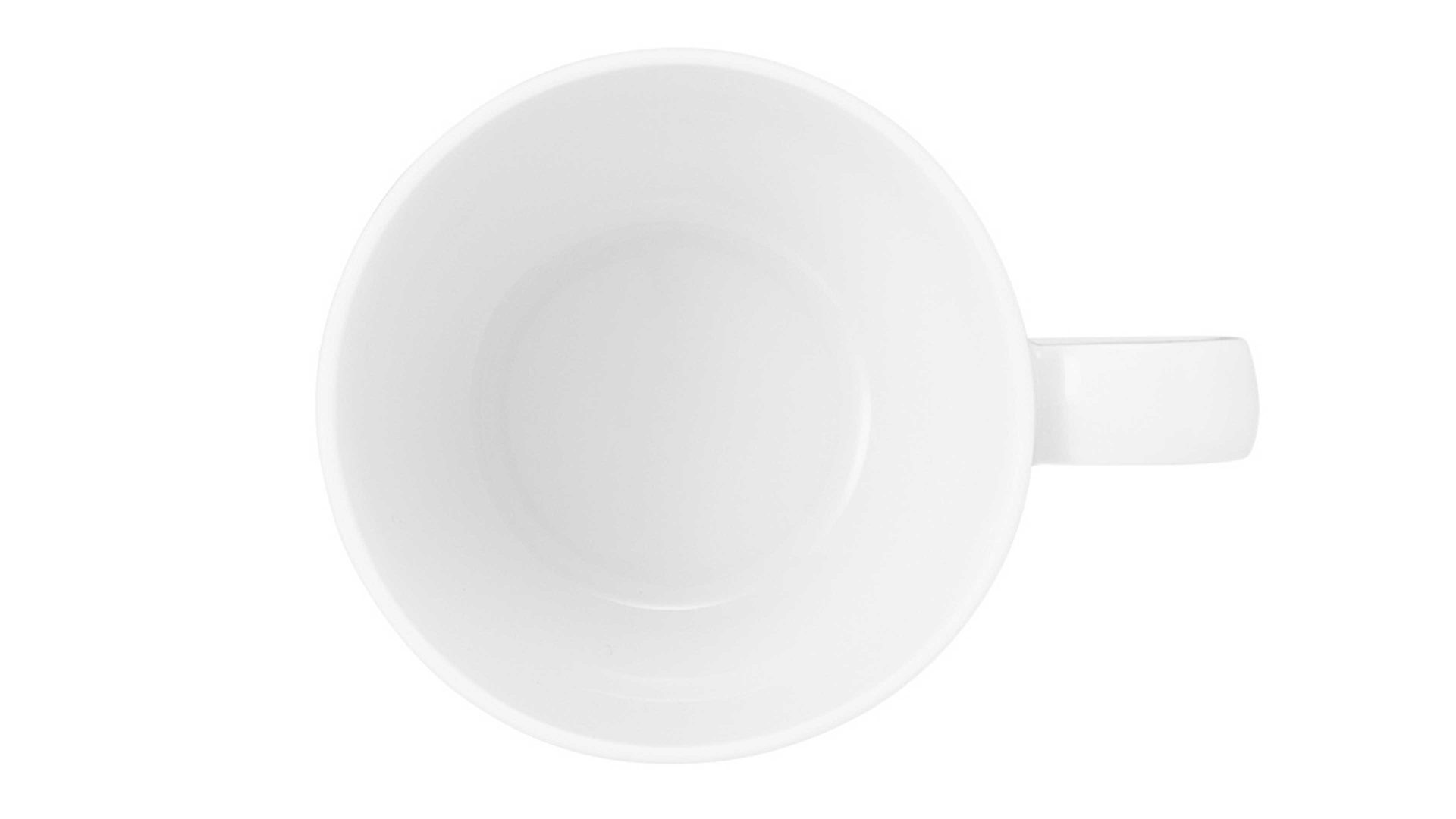 Espressotasse Seltmann weiden aus Porzellan in Weiß Seltmann Geschirrserie Beat 3 – Espressotasse weißes Porzellan – ca. 110 ml