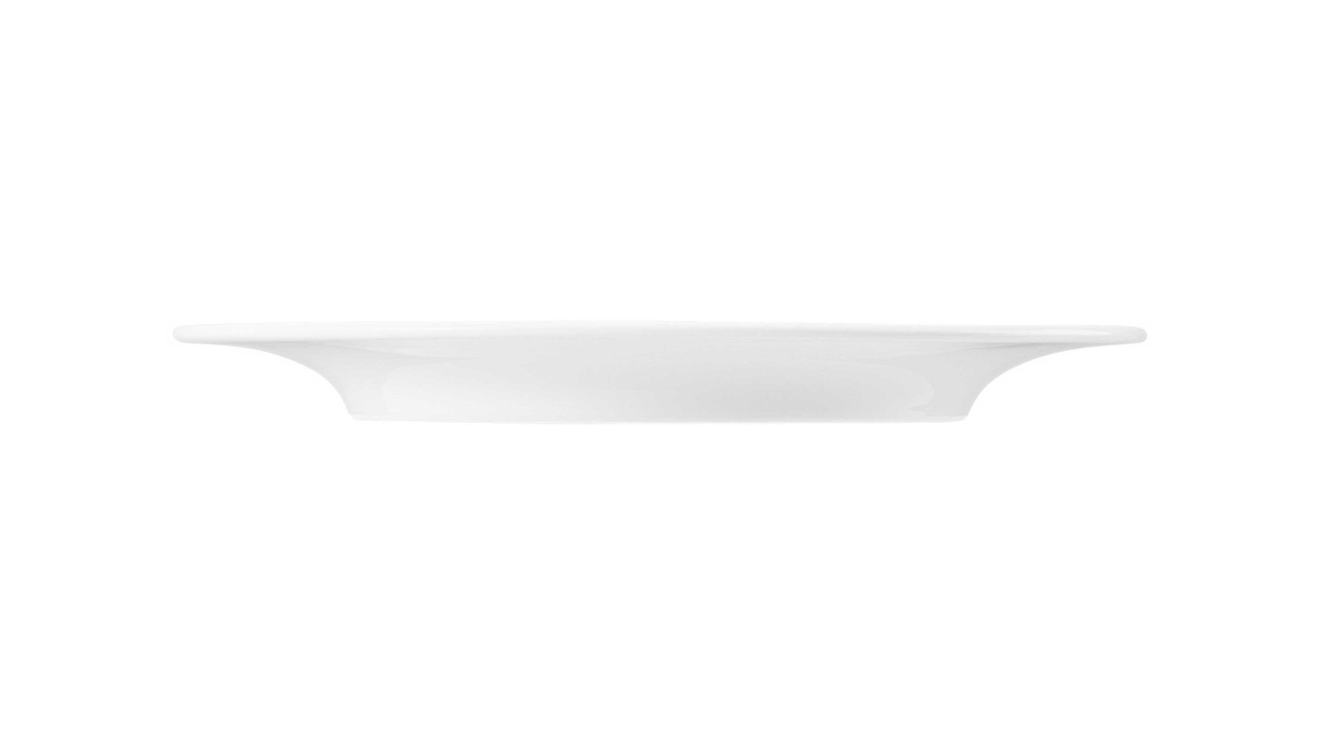 Kuchen- / Frühstücks- / Dessertteller Seltmann weiden aus Porzellan in Weiß Seltmann Geschirrserie Beat 3 – Brotteller weißes Porzellan – Durchmesser ca. 17 cm