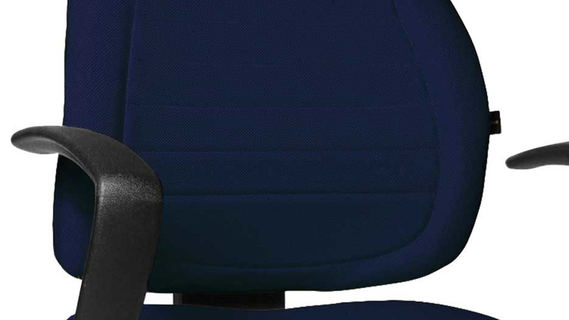 Drehstuhl OrthoSedis aus Stoff in Blau Drehstuhl orthoSedis 40 bzw. Sitzmöbel marineblauer Bezug G28 & schwarzes Drehkreuz