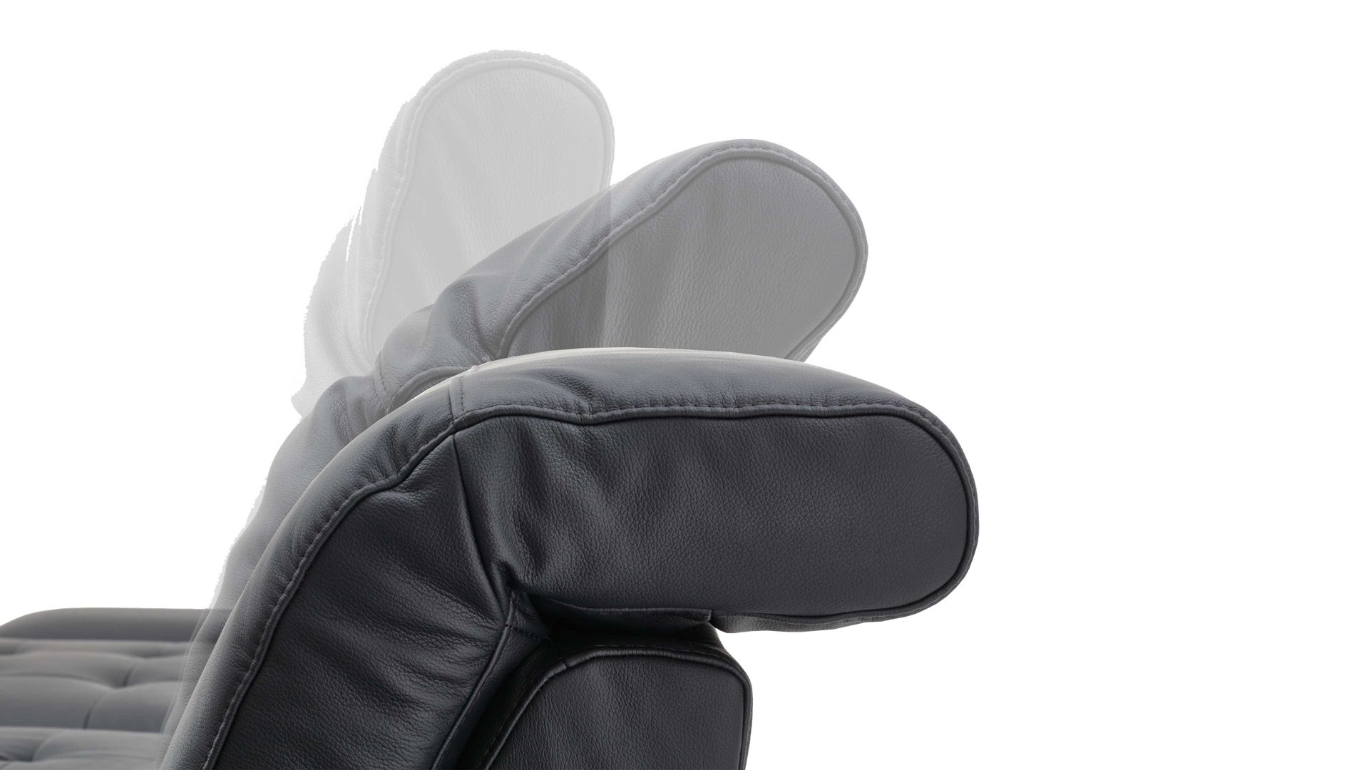 Funktion KAWOO aus Metall in Transparent KAWOO Polsterprogramm Torino - Kopfteilverstellung manuell