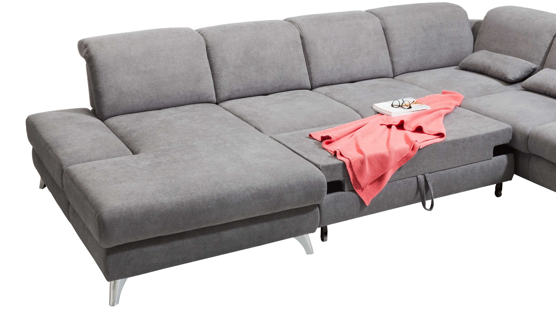 Funktion KAWOO aus Metall in Transparent KAWOO Polsterprogramm Torino - Schlaffunktion manuell