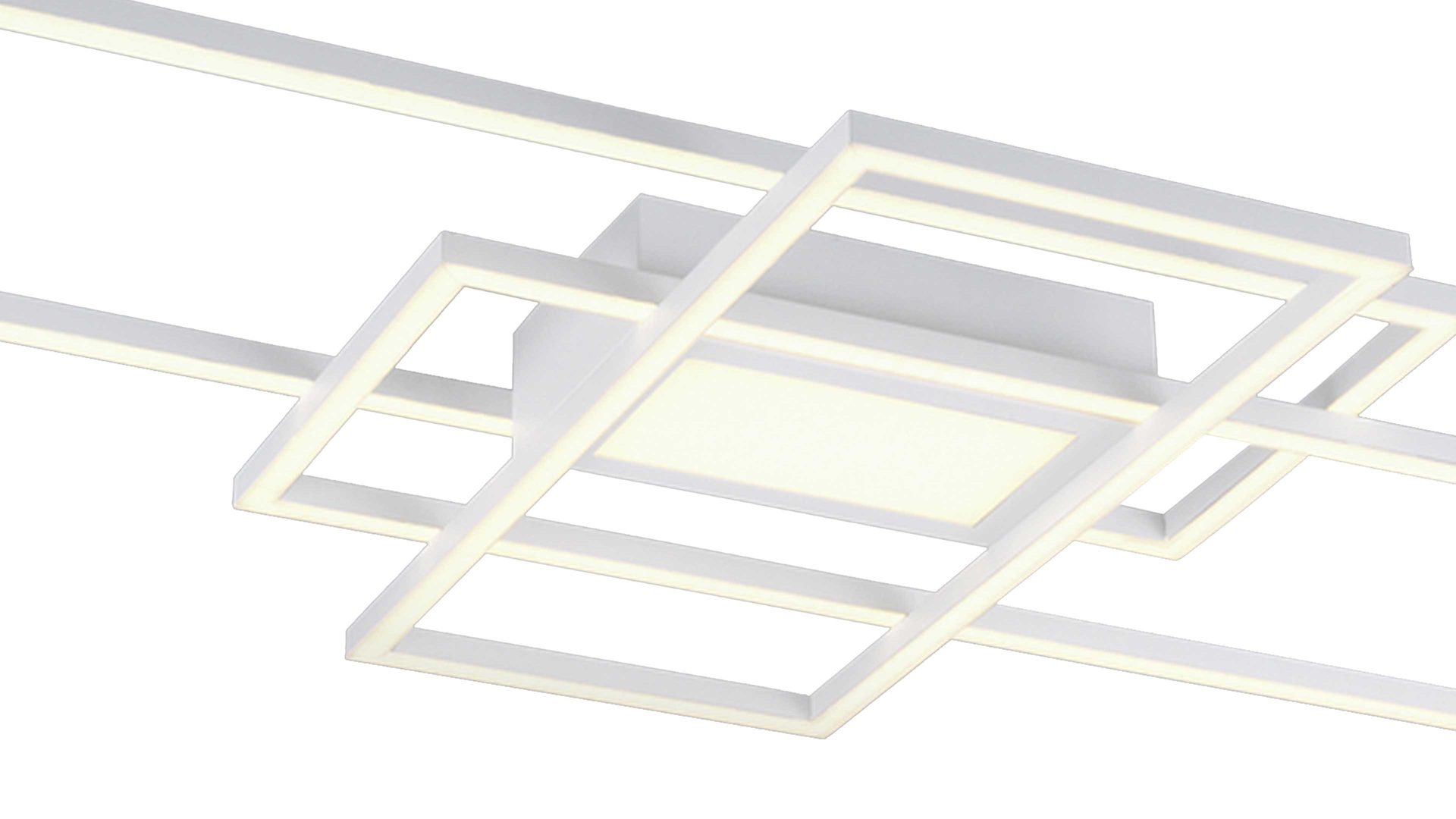 Deckenleuchte Trio lighting for you aus Metall in Weiß Trio Deckenleuchte Irvine weißes Metall – Länge ca. 105 cm