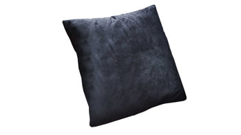 Kissen SOFAkultur aus Stoff in Schwarz SOFAkultur Programm SK 254 Sixty 2.0 - Kissen schwarzer Bezug Velvet – ca. 50 x 50 cm