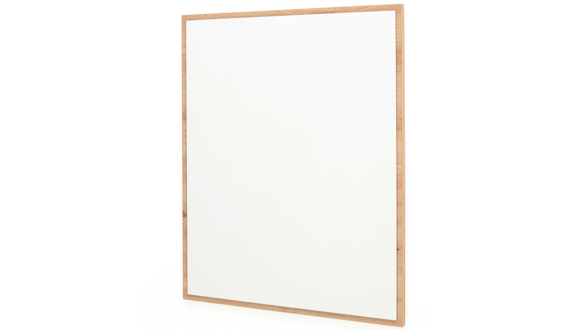 Wandspiegel Mca furniture aus Holz in Holzfarben Garderobenserie Bergen – Spiegel Balkeneiche & Anthrazit – ca. 65 x 80 cm