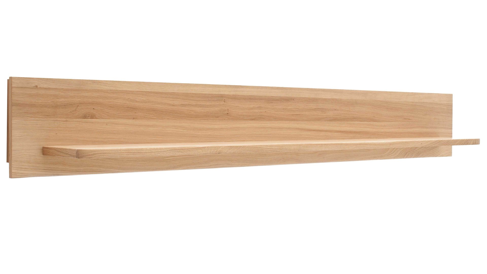 Wandregal Mca furniture aus Holz in Holzfarben Wohnprogramm Santori - Wandboard Eiche & Asteiche – Länge ca. 180 cm