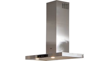 Einbauküche WERT KÜCHE® aus Holz in Beige WERT KÜCHE® Nora mit AEG Einbaugeräten Muschelweiß & Virginia Eiche – zweizeilig