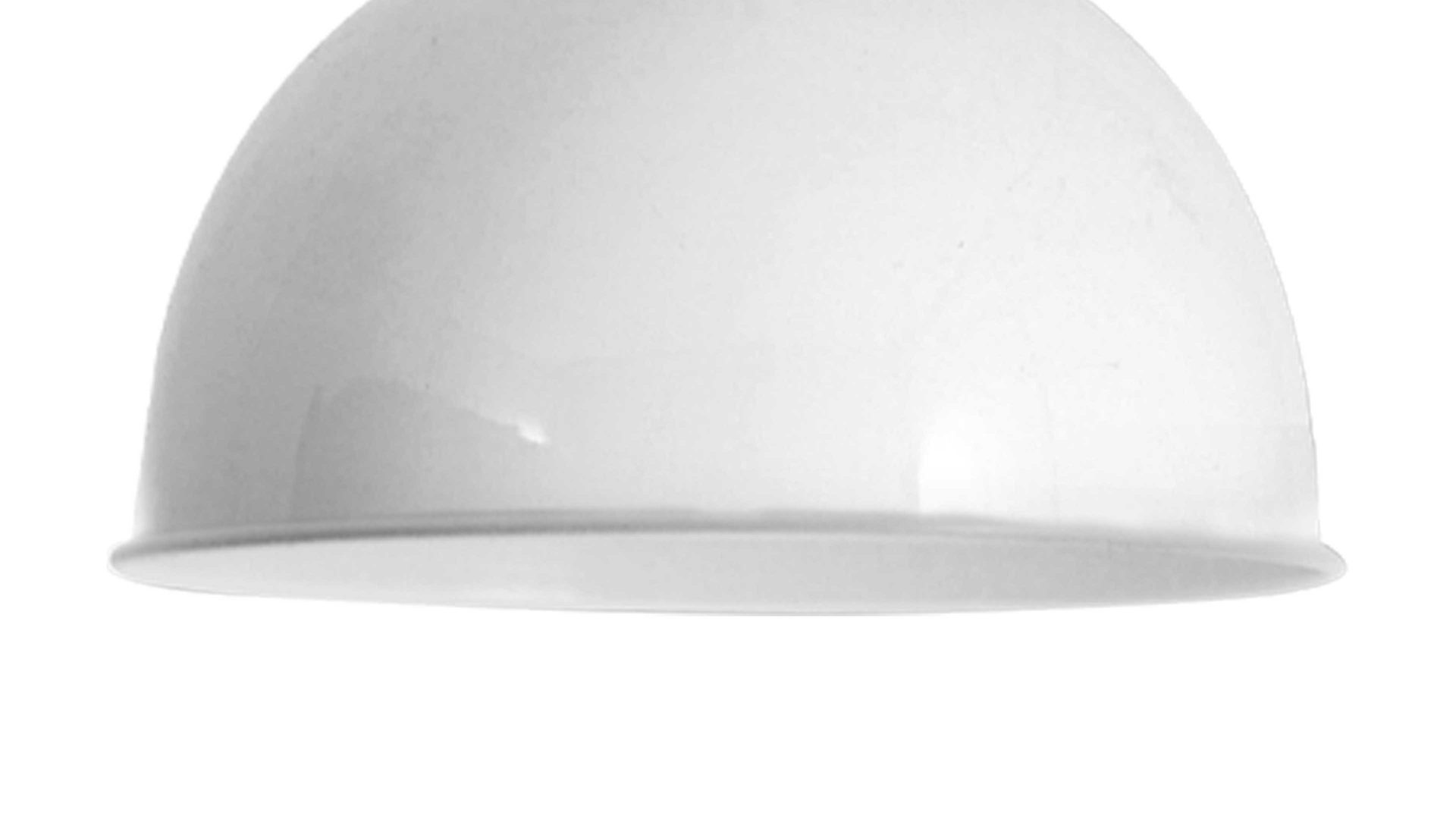 Pendelleuchte Näve aus Metall in Weiß näve Pendelleuchte elfenbeinfarbenes Metall - Durchmesser ca. 19 cm