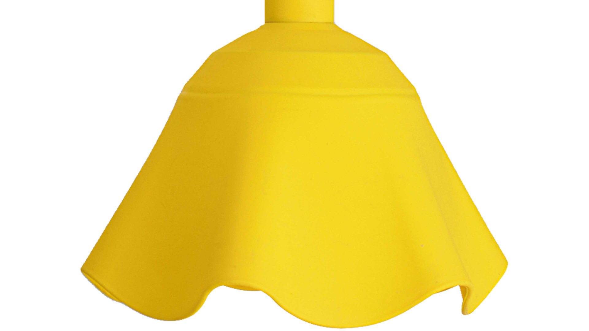 Pendelleuchte Näve aus Kunststoff in Gelb näve Pendelleuchte zitronengelber Kunststoff - Durchmesser ca. 30 cm