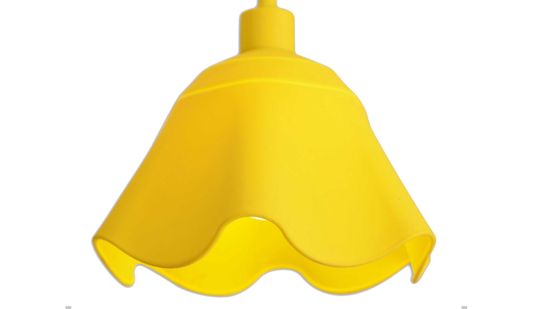 Pendelleuchte Näve aus Kunststoff in Gelb näve Pendelleuchte zitronengelber Kunststoff - Durchmesser ca. 30 cm