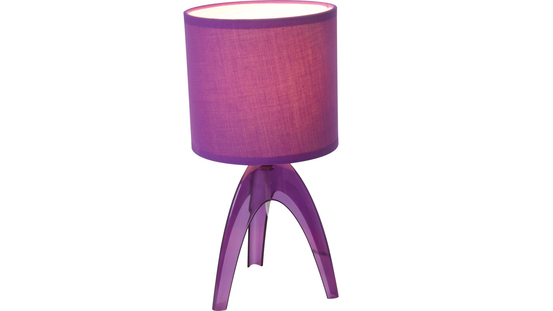 Tischleuchte Näve aus Stoff in Lila näve Tischlampe Lampions Lila - Höhe ca. 27 cm