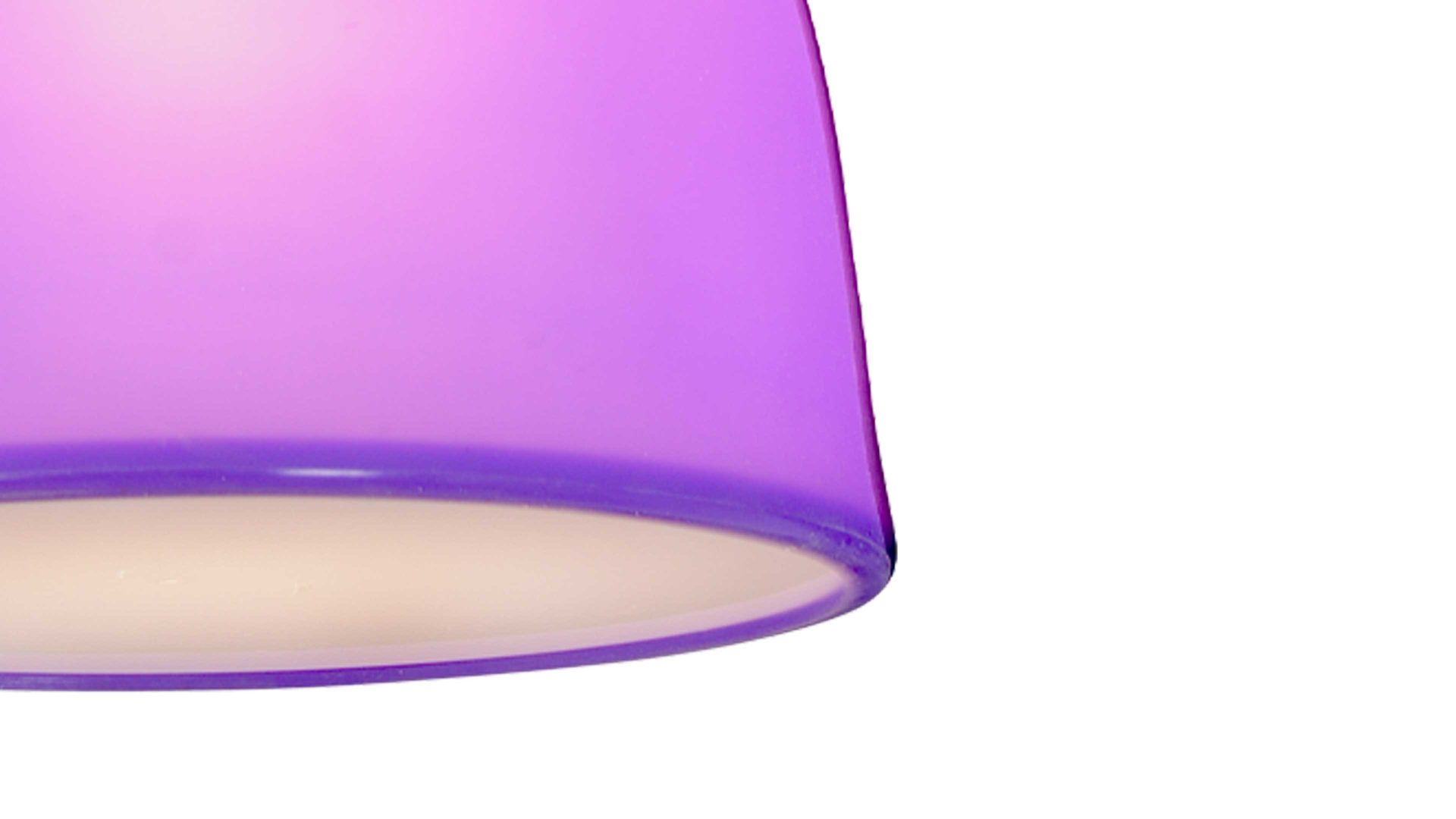 Pendelleuchte Näve aus Kunststoff in Lila näve Hängelampe Fancy lilafarbenes Silikon - Durchmesser ca. 25 cm
