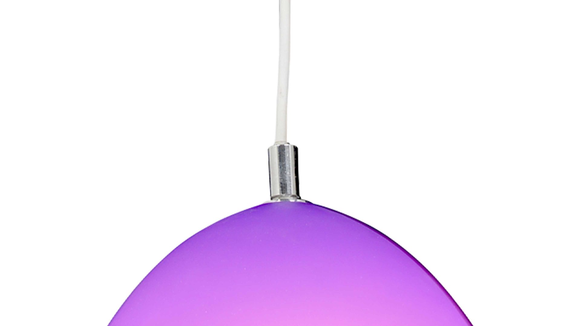 Pendelleuchte Näve aus Kunststoff in Lila näve Hängelampe Fancy lilafarbenes Silikon - Durchmesser ca. 25 cm