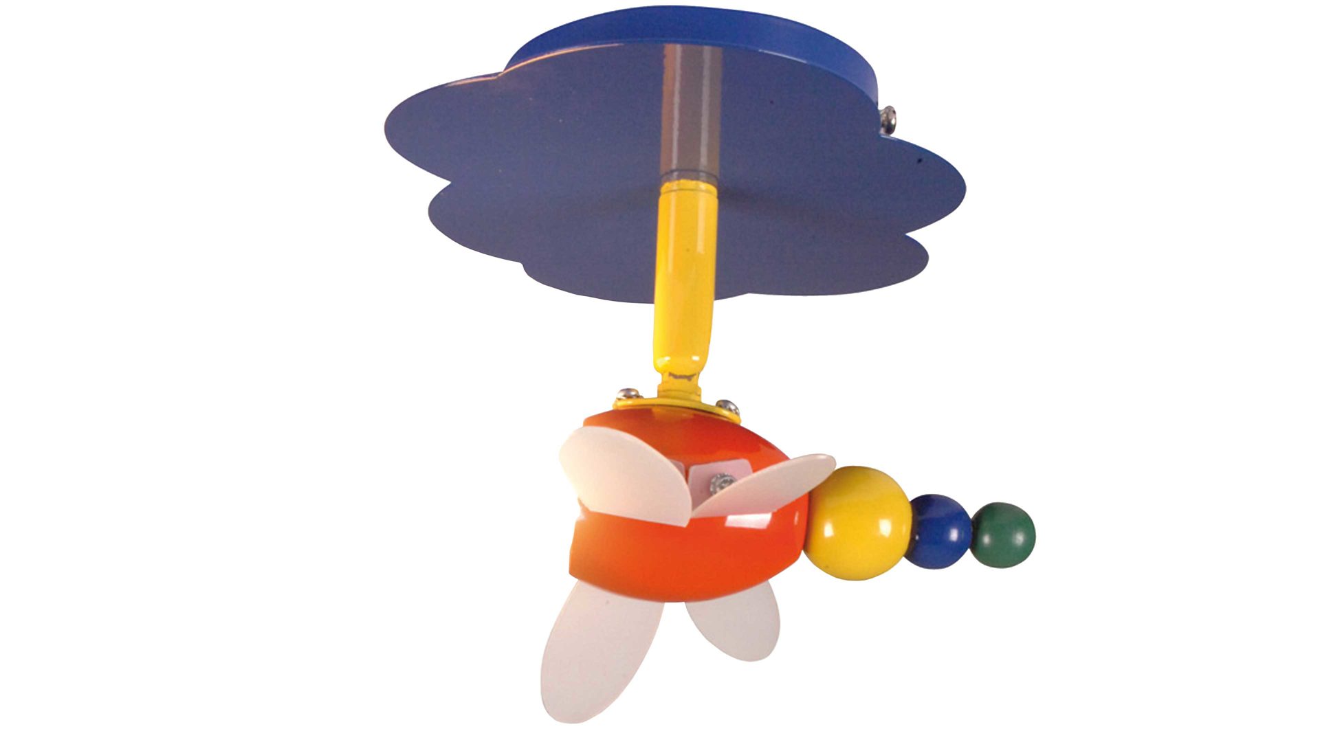 Kinderleuchte Näve aus Kunststoff Metall in Mehrfarbig näve Kinderzimmer Decken- & Wandlampe Fliege Mimmi lackiertes Metall & farbige Kunststoffkugeln