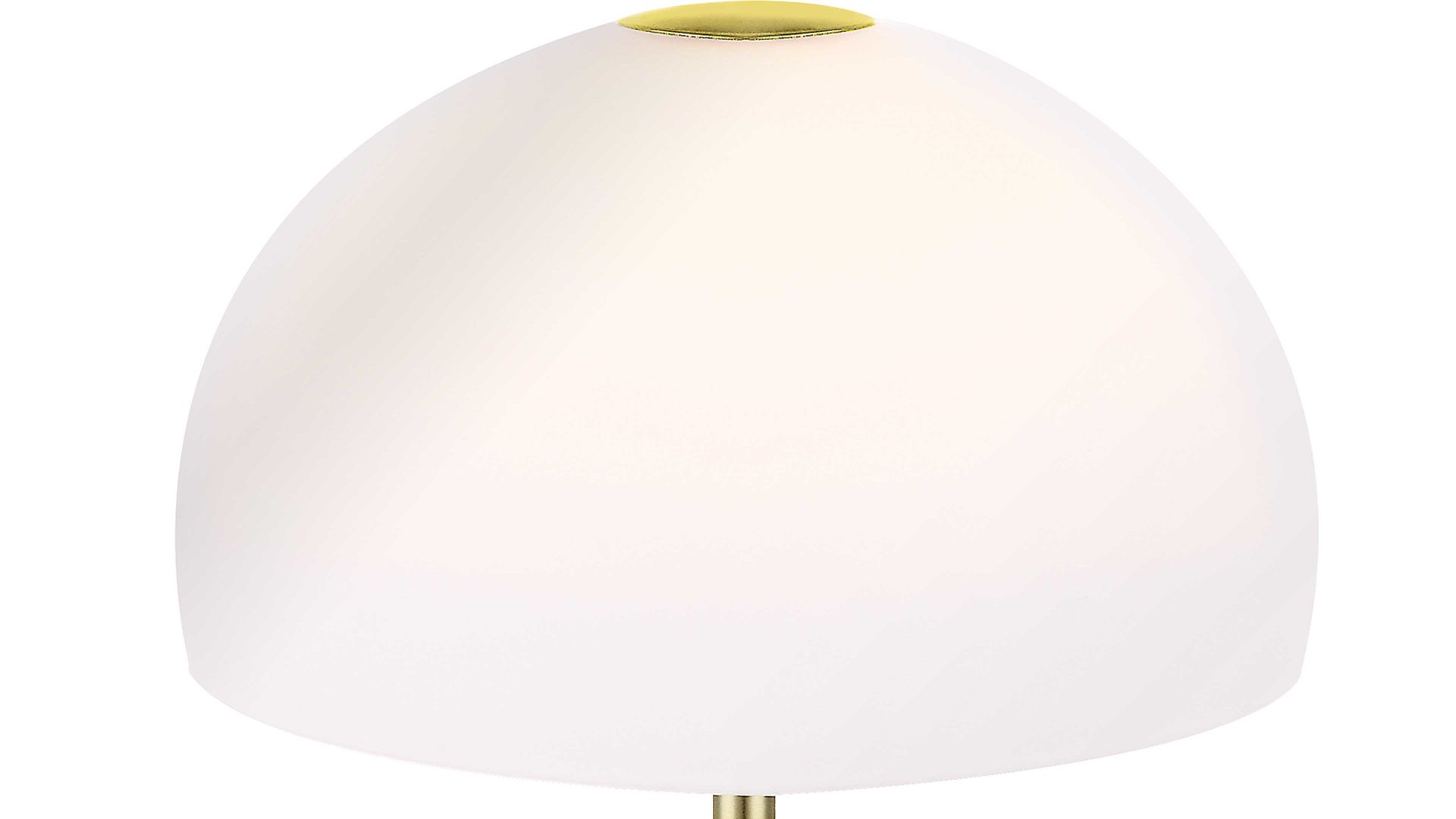 Tischleuchte Globo lighting aus Glas in Messing GLOBO LED-Tischleuchte Snowflake bzw. LED-Tischlampe Messing & Opalweiß - Höhe ca. 27 cm