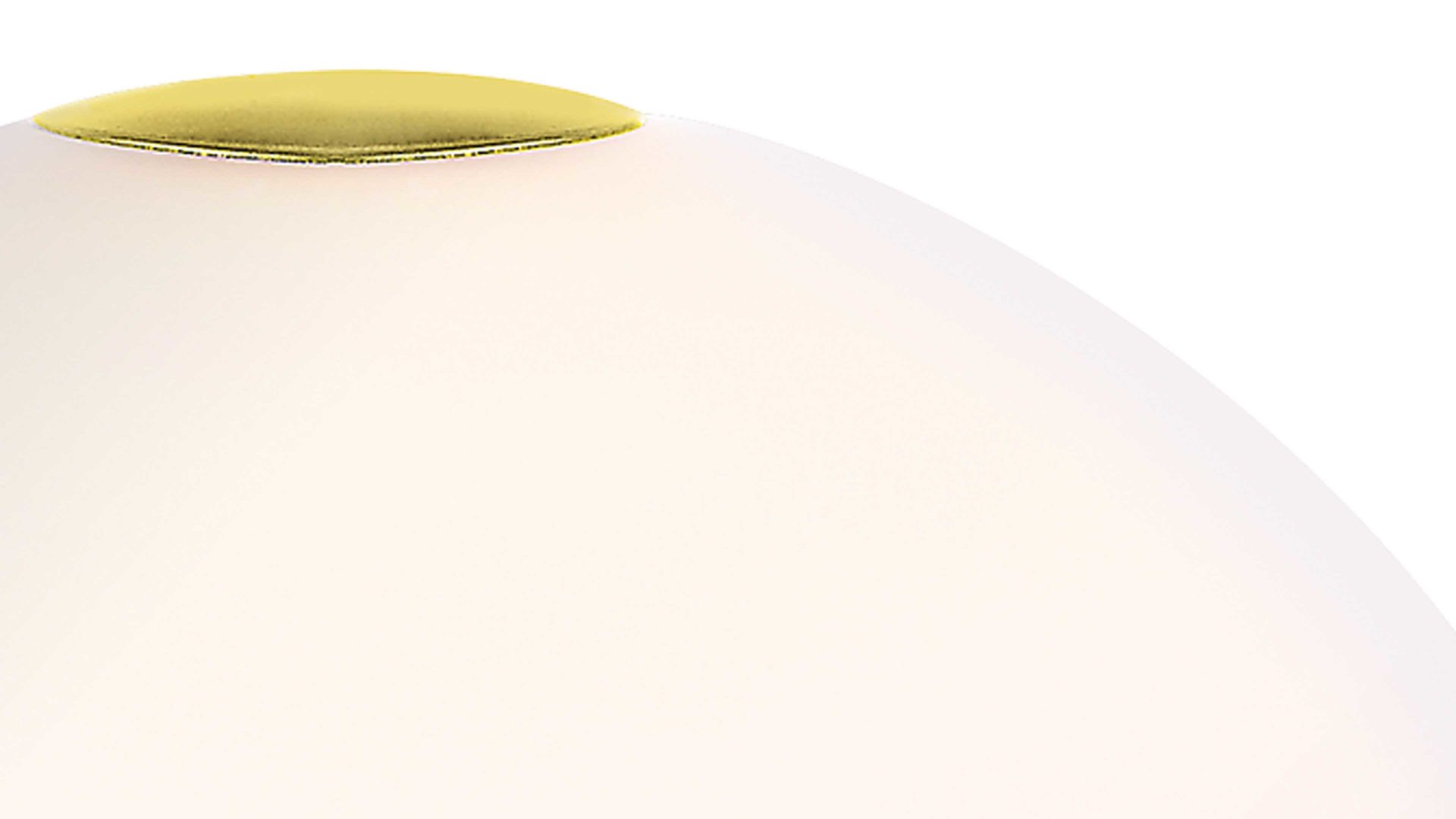 Tischleuchte Globo lighting aus Glas in Messing GLOBO LED-Tischleuchte Snowflake bzw. LED-Tischlampe Messing & Opalweiß - Höhe ca. 27 cm