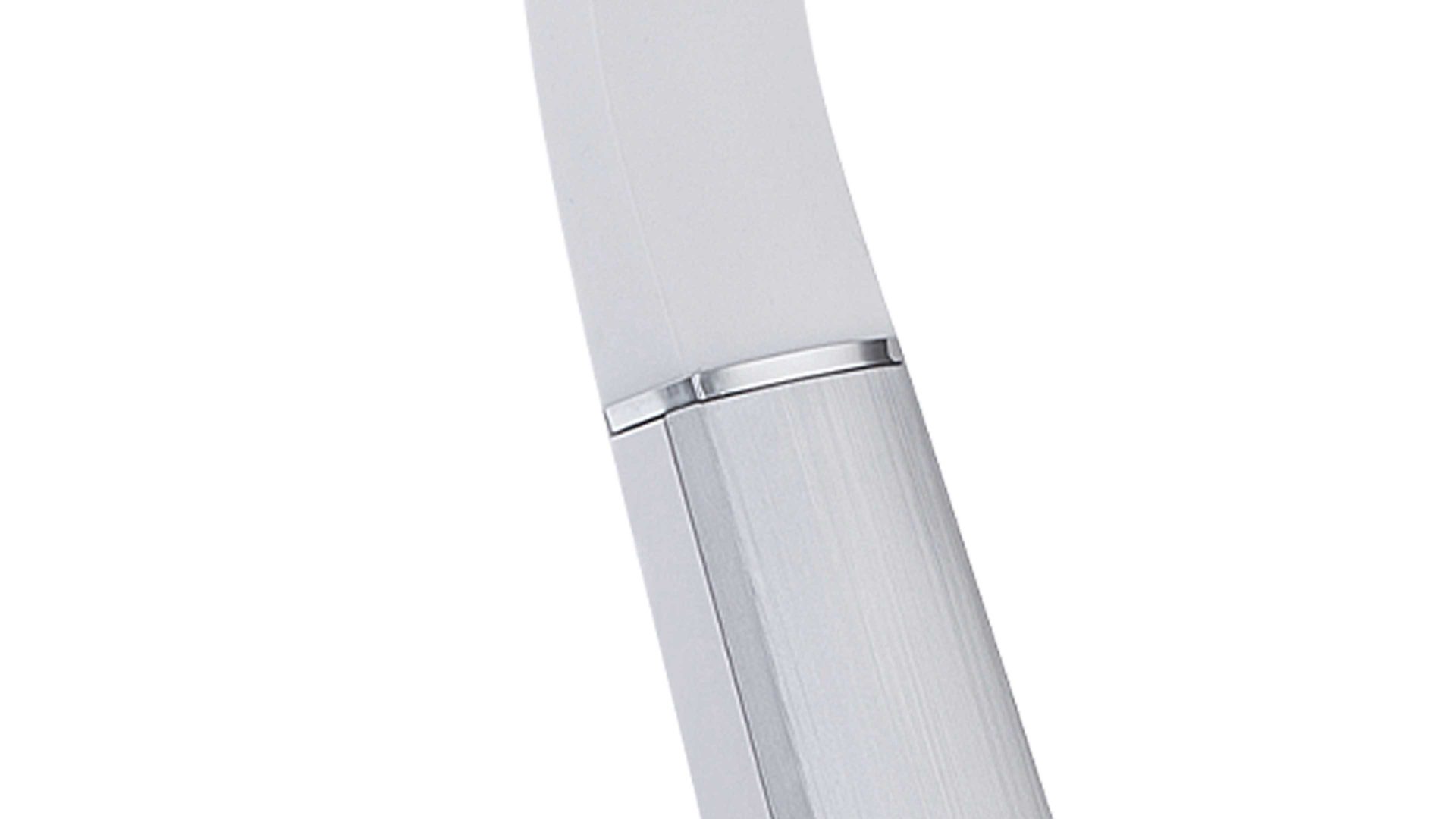 Schreibtischleuchte Globo lighting aus Kunststoff in Metallfarben GLOBO LED-Tischleuchte Mitti bzw. LED-Tischlampe silberfarbener Kunststoff - Höhe ca. 64 cm