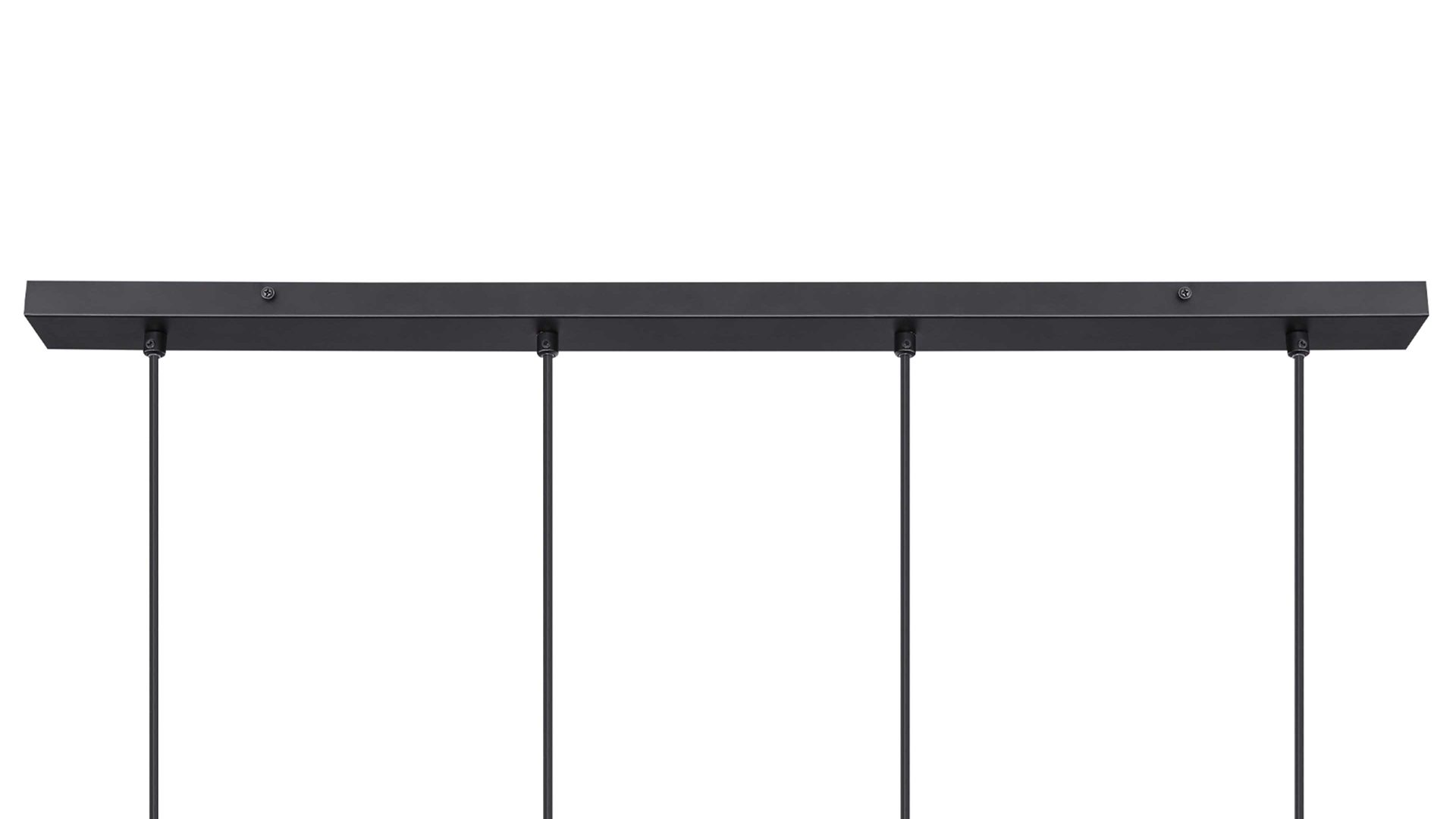Pendelleuchte Globo lighting aus Metall in Schwarz GLOBO Hängelampe Narri mattschwarzes & goldfarbenes Metall – Länge ca. 90 cm