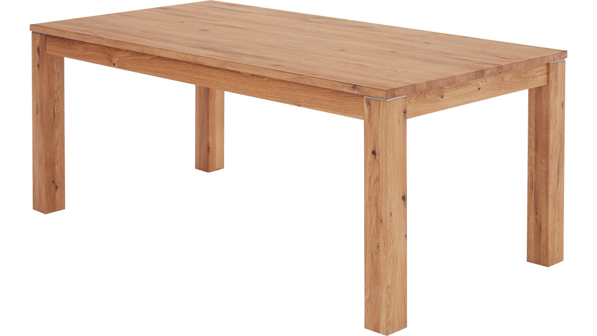 Auszugtisch Dudinger furniture aus Holz in Holzfarben Massivholz-Auszugtisch Ester Wildeiche – ca. 180-280 x 90 cm