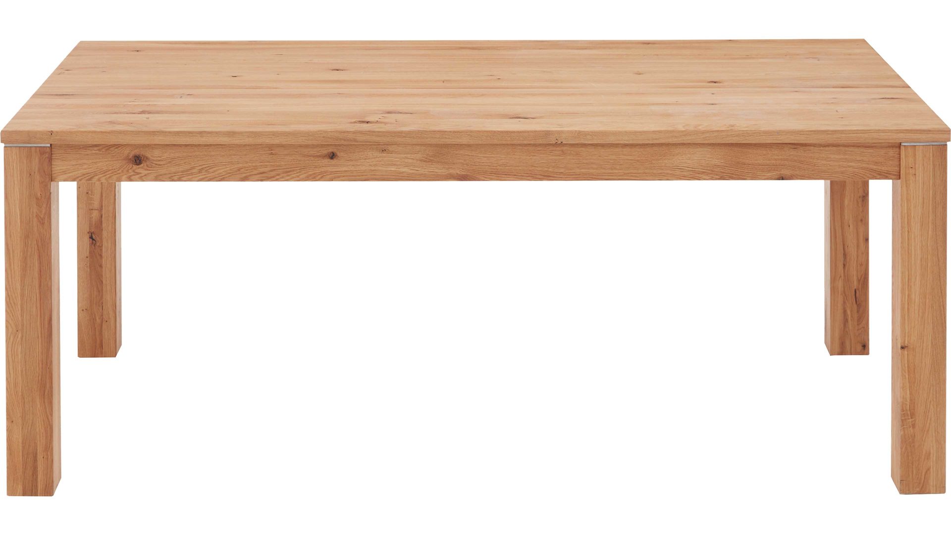 Auszugtisch Dudinger furniture aus Holz in Holzfarben Massivholz-Auszugtisch Ester Wildeiche – ca. 180-280 x 90 cm