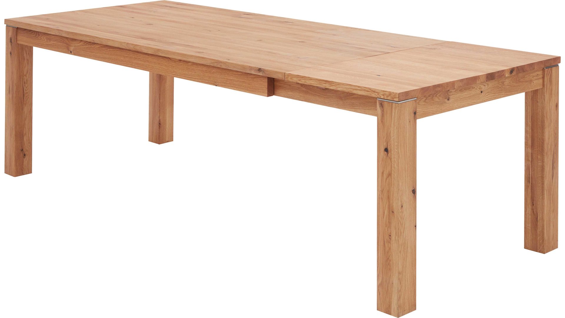 Auszugtisch Dudinger furniture aus Holz in Holzfarben Massivholz-Auszugtisch Ester Wildeiche – ca. 180-280 x 90 cm