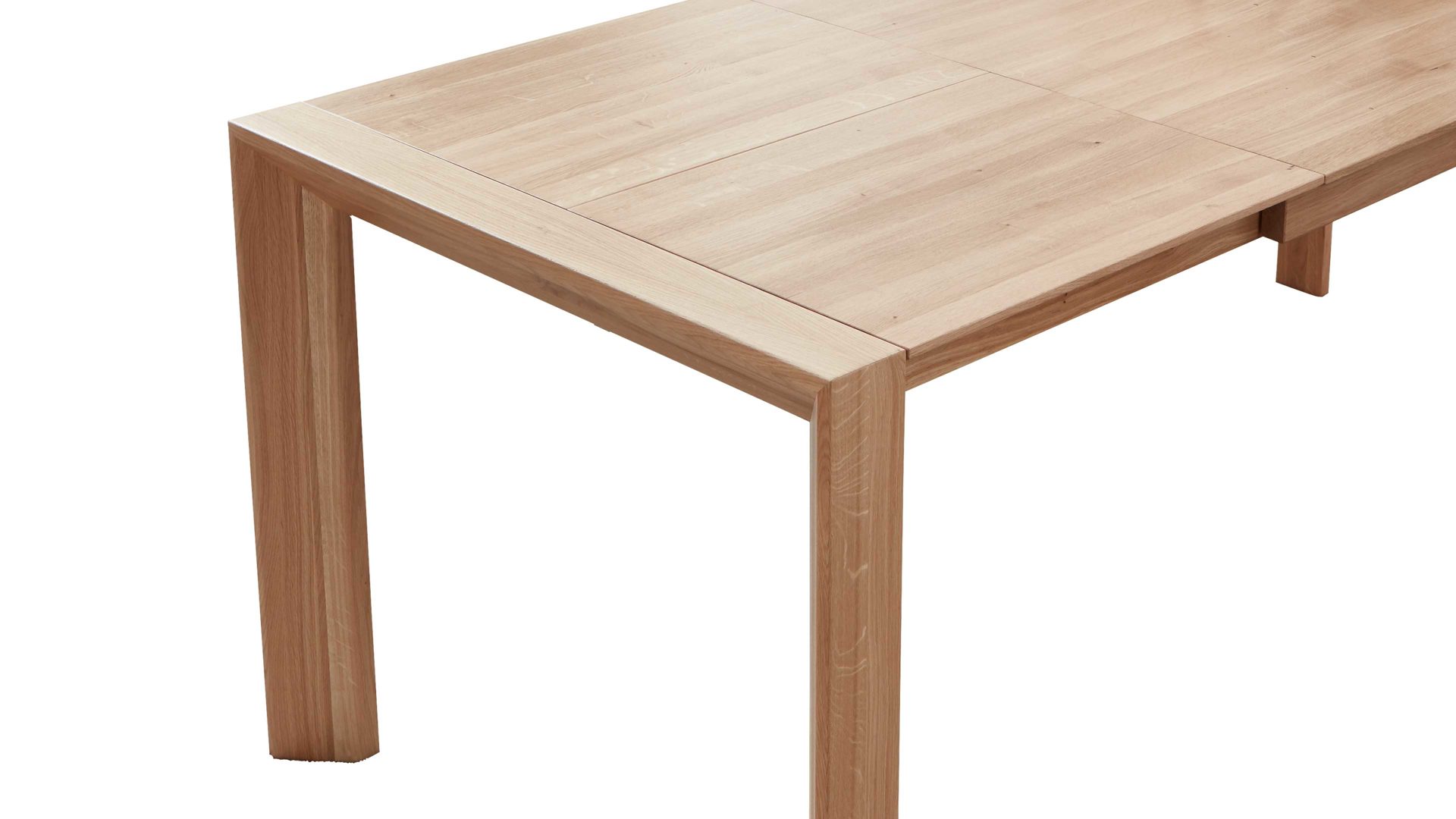 Auszugtisch Dudinger furniture aus Holz in Holzfarben Massivholz-Auszugtisch Marie Eiche – ca. 140-200 x 90 cm