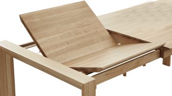 Auszugtisch Dudinger furniture aus Holz in Holzfarben Massivholz-Auszugtisch Marie Eiche – ca. 140-200 x 90 cm