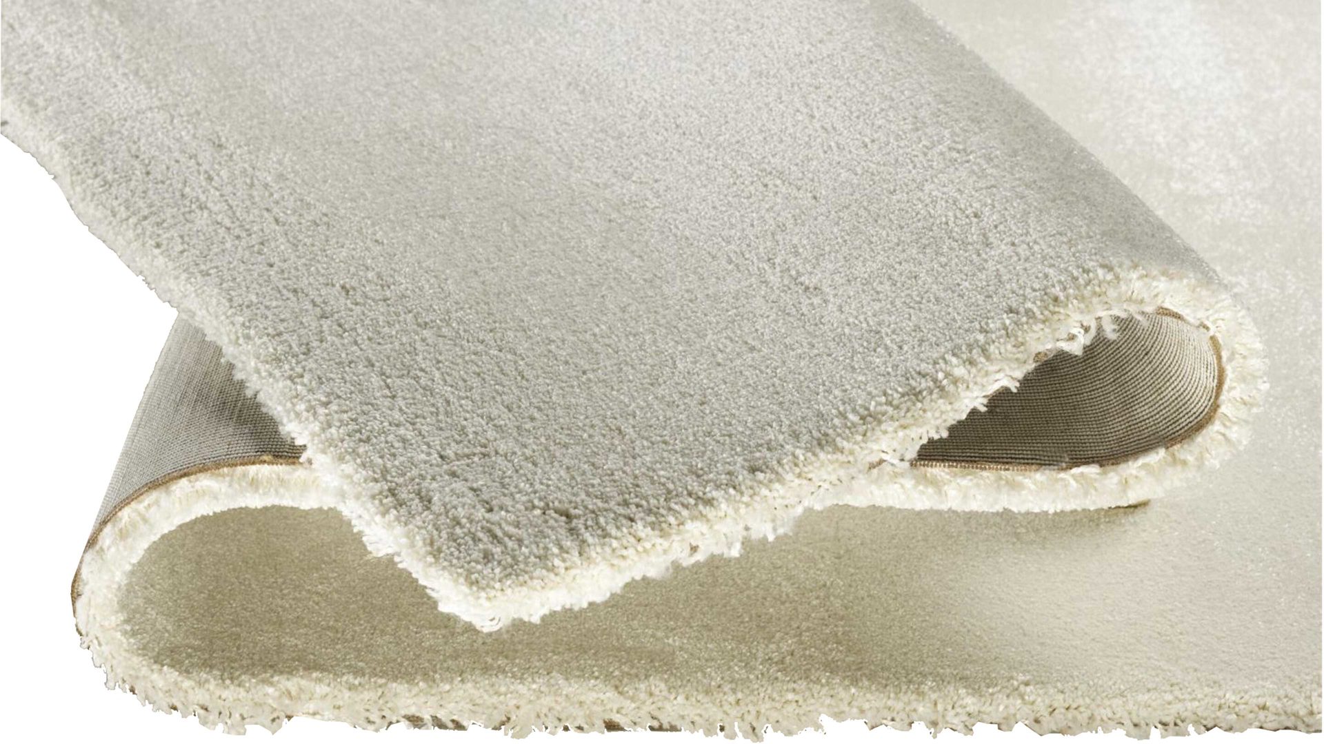 Webteppich Oci aus Kunstfaser in Beige Webteppich Bellevue für Ihre Wohnaccessoires cremefarbene Kunstfaser – ca. 140 x 200 cm