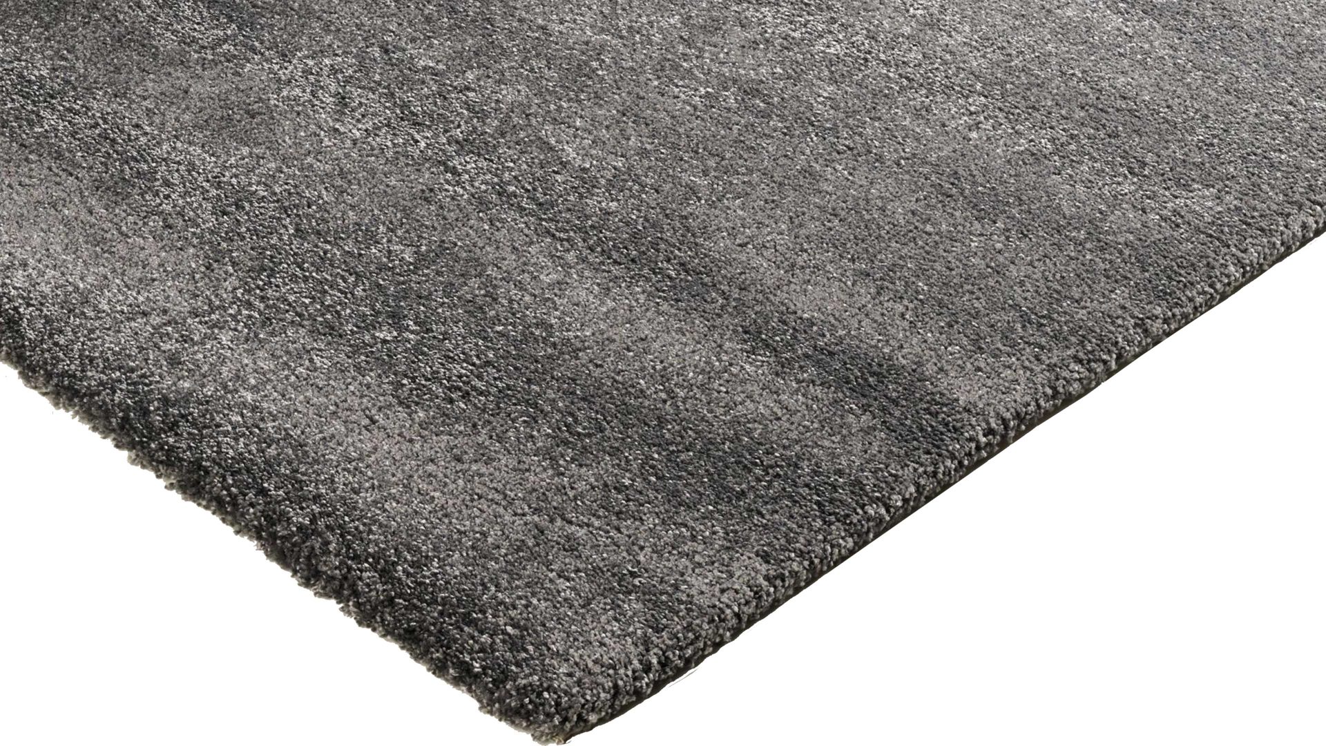 Webteppich Oci aus Kunstfaser in Grau Webteppich Bellevue rundet Ihre Wohnaccessoires ab dunkelgraue Kunstfaser – ca. 65 x 130 cm