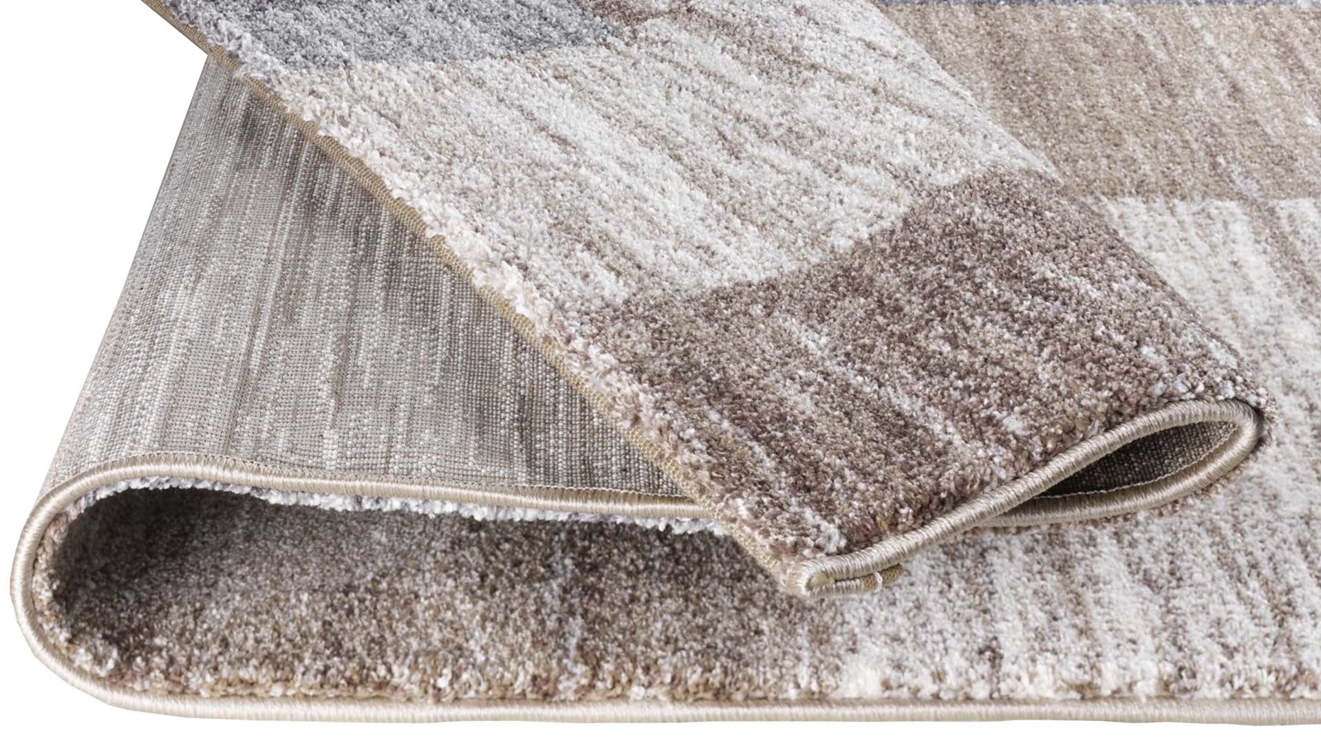 Webteppich Oci aus Kunstfaser in Braun Webteppich Sofi Grand für Ihre Wohnaccessoires beige & braune Kunstfaser – ca. 160 x 230 cm