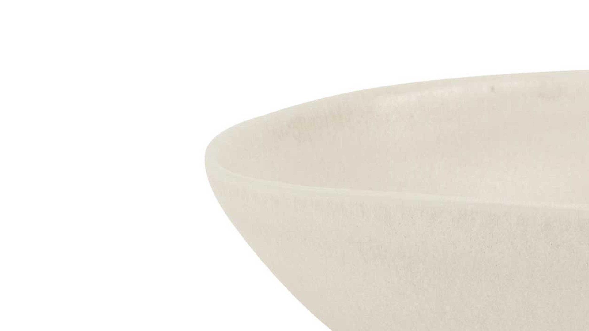 Suppenteller Creatable aus Steinzeug in Beige CREATABLE Pietra – Salat & Pastateller sandfarbenes Steinzeug – ca. 21 x 17 cm